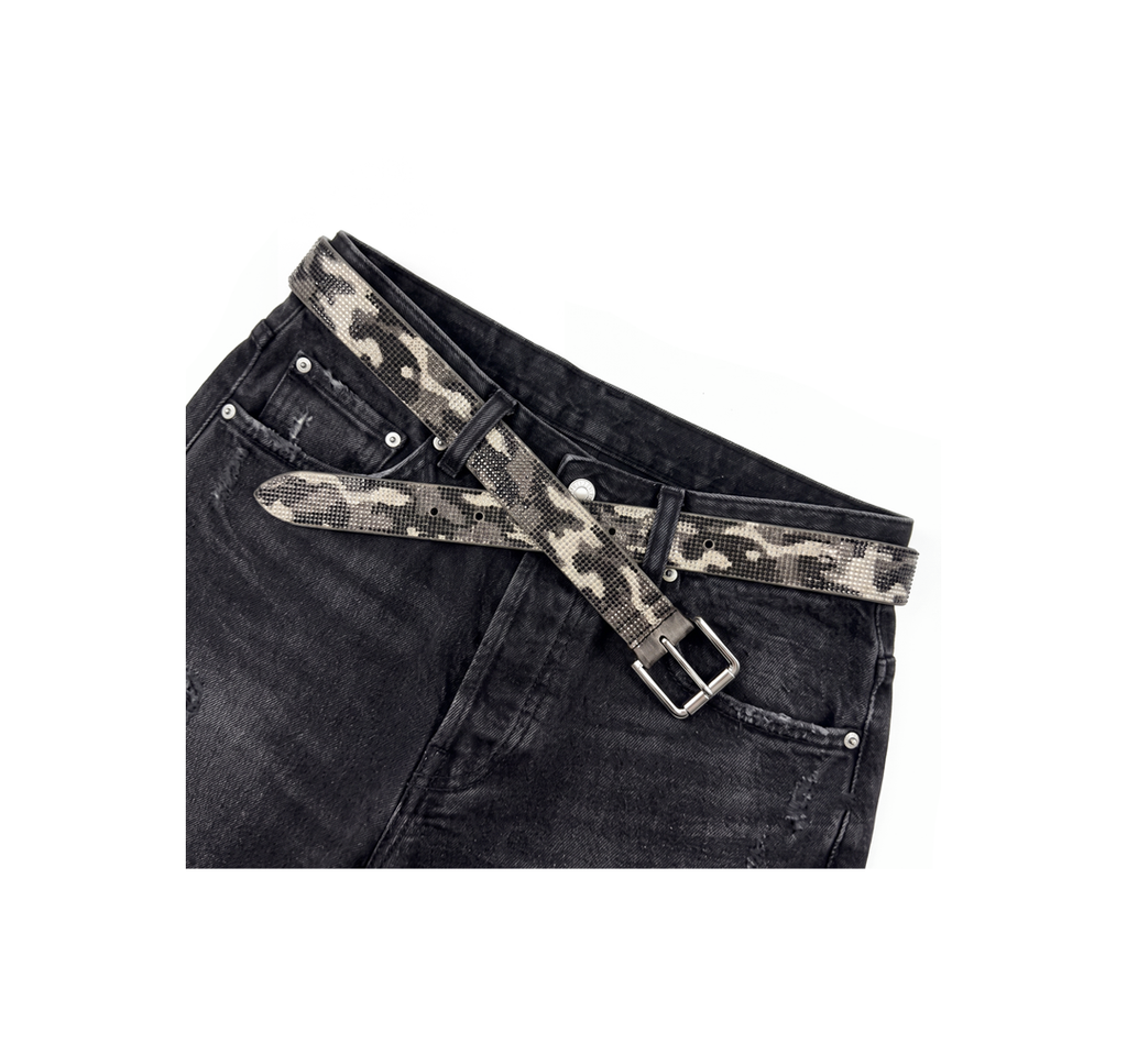 Crystal Black Camo Belt