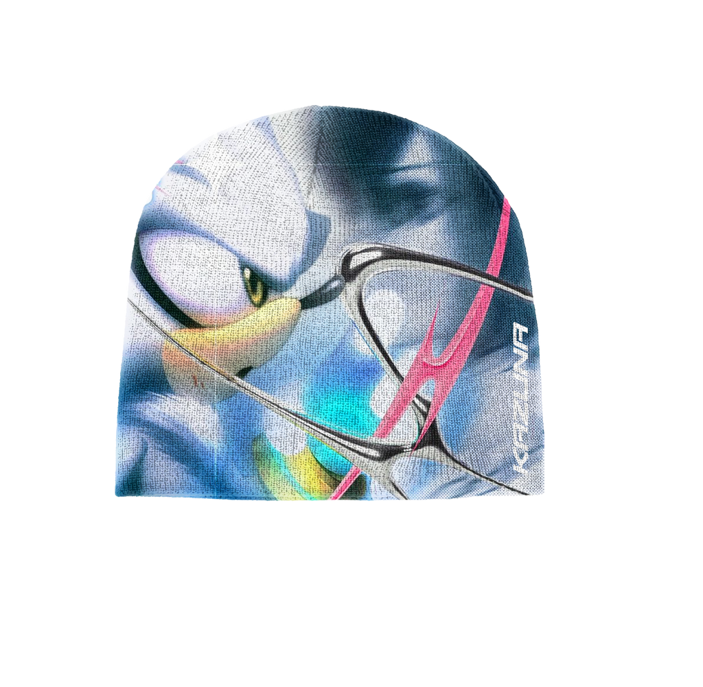White Sonic Beanie