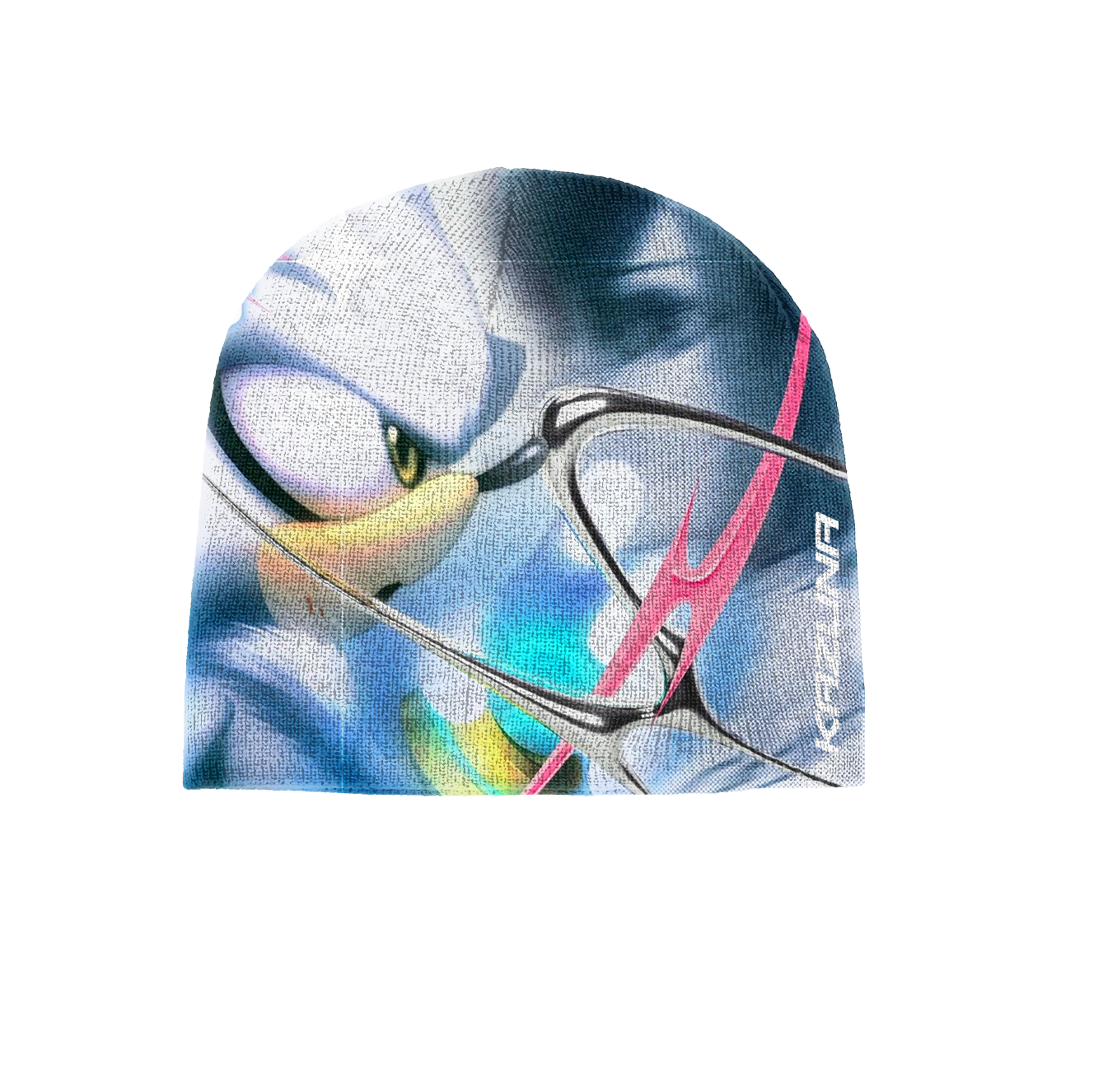 White Sonic Beanie